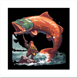 Pixelated Pike Artistry Posters and Art